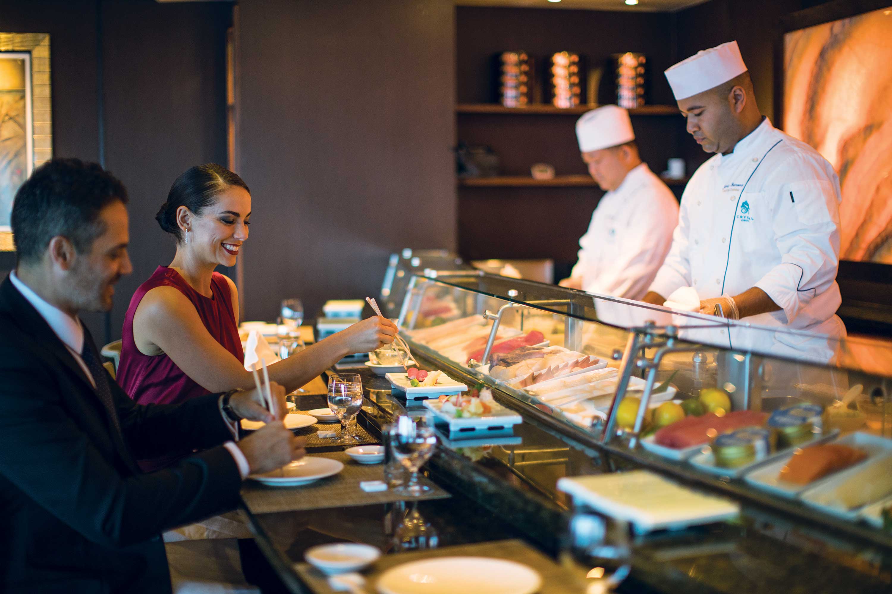 Crystal Cruises - Crystal Symphony - Dining - Umi Uma & Sushi Bar 1.jpg